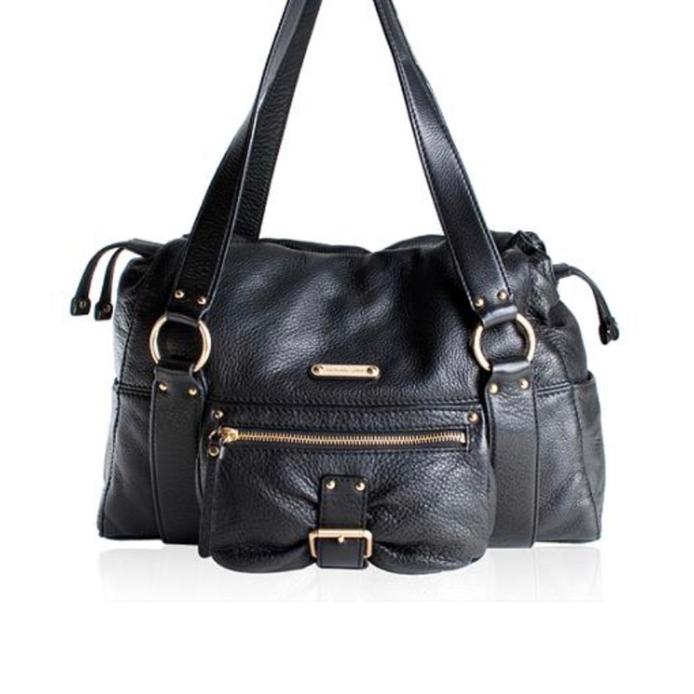 Michael Kors Austin Pebbled Leather Satchel Purse
